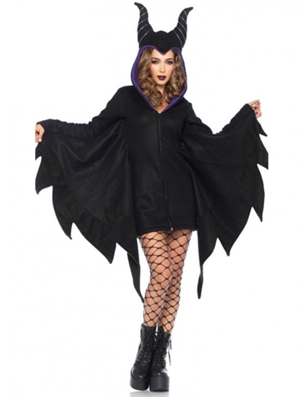 Black Devil Vampire Cosplay Women Halloween Party Dress