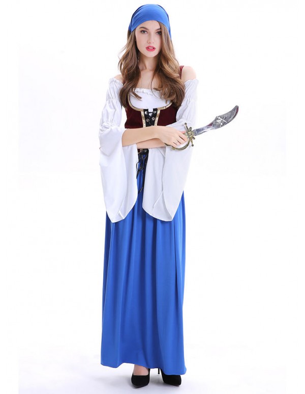 Halloween Court Sexy Maid Cosplay Costume Party Dress