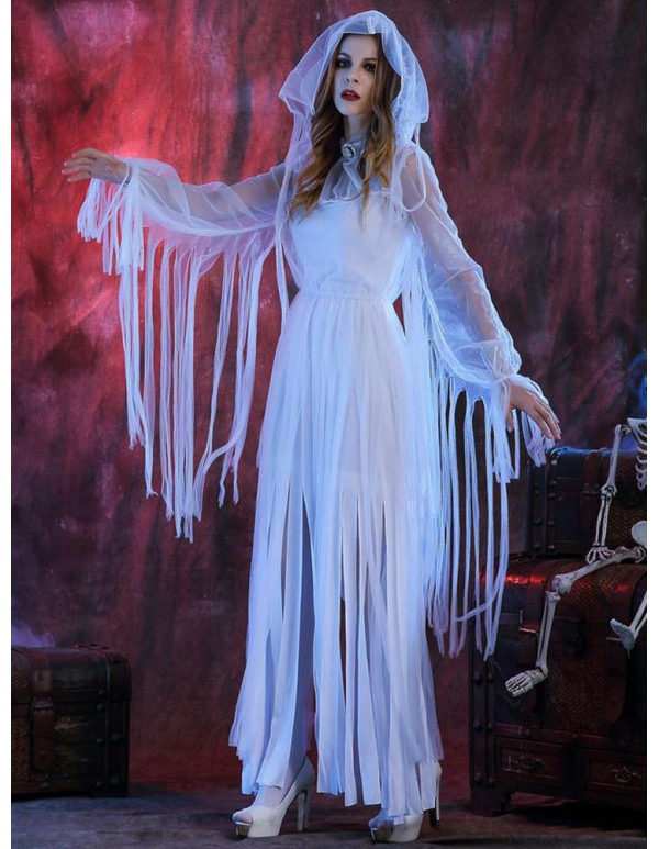 Halloween Costume Bride Ghost Corpse Vampire Cosplay Party Dress