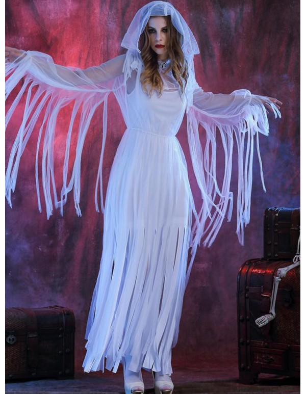 Halloween Costume Bride Ghost Corpse Vampire Cosplay Party Dress